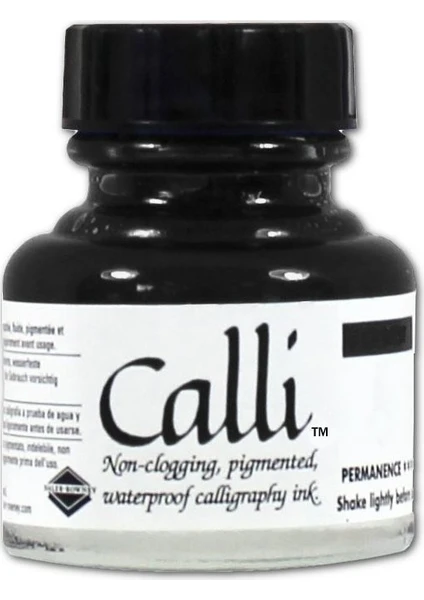 Daler Rowney Calli Kaligrafi Mürekkebi 010 Black India 29.5ml