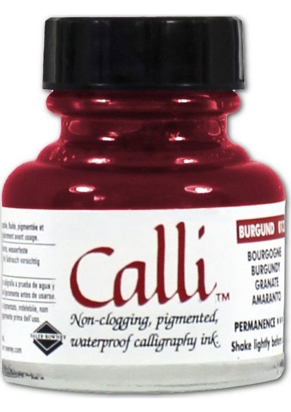 Daler Rowney Calli Kaligrafi Mürekkebi 013 Burgundy 29.5ml