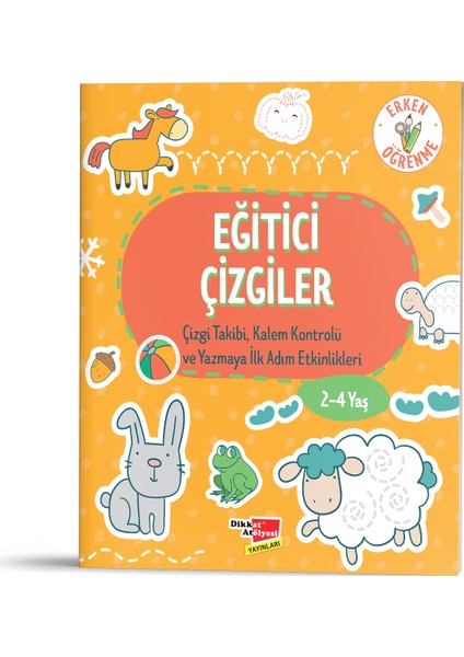 Etkinlik Kitabı Seti - 2 - 4 Yaş (Eğlenceli Labirentler, Mantıksal Düşünme Becerileri ve Dikkat, Eğitici Çizgiler)