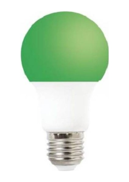 Ct-4277 9 W Renkli Led Ampul Yeşil