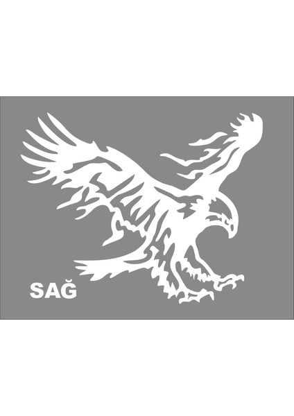 Atmaca Sticker 25 x 20 cm Beyaz