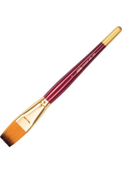 Düz Kesik Uçlu Resim Fırçası