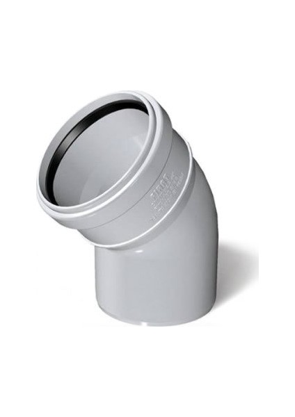 Pvc 125 x 45° Açık Dirsek