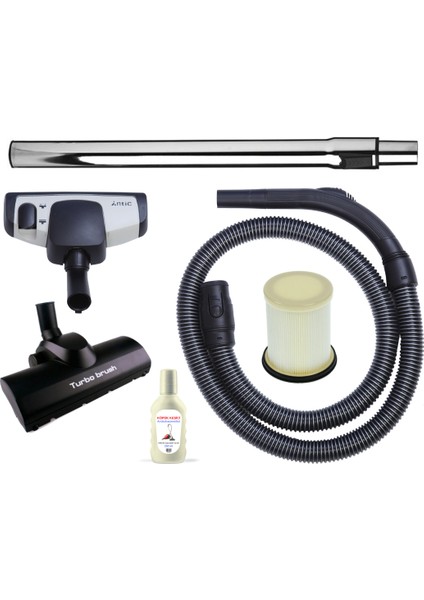 Bora 3000/4000/5000/7000 Uyumlu Çift Renkli Komple Hortum Seti + Filtre + Çift Başlık + Köpük Kesici (%100 İthal A+ Kalite)