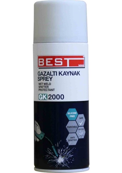 Gk 2000 Gazaltı Kaynak 400 ml Tekli