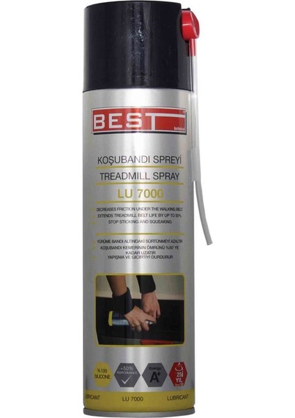 Spray 7s Lu 7000 Koşubandı Yağlayıcı 500 ml Tekli