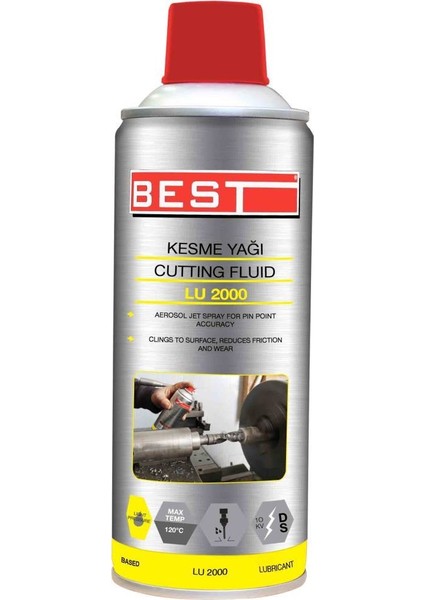 Spray Lu 2000 Kesme Yağı 400 ml Tekli