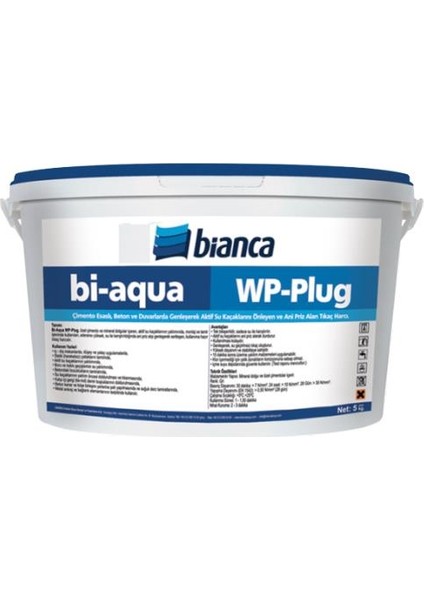 Bi-Aqua Wp-Plug Şok Tıkaç 5 kg