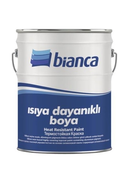 Isıya Dayanıklı Boya Metalik Gri 15 lt