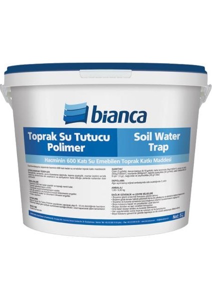 Toprak Su Tutucu Polimer 5 kg