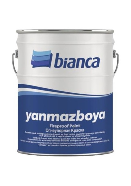 Yanmaz Boya 15 lt Beyaz