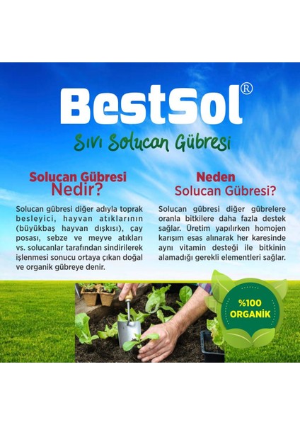 Sıvı Solucan Gübresi 1 lt