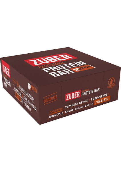 Fındıklı Protein Barı 40 gr x 12'li