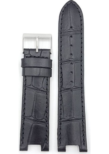 Guess Saat Uyumlu 22 mm Deri Saat Kordonu - Kayışı Siyah