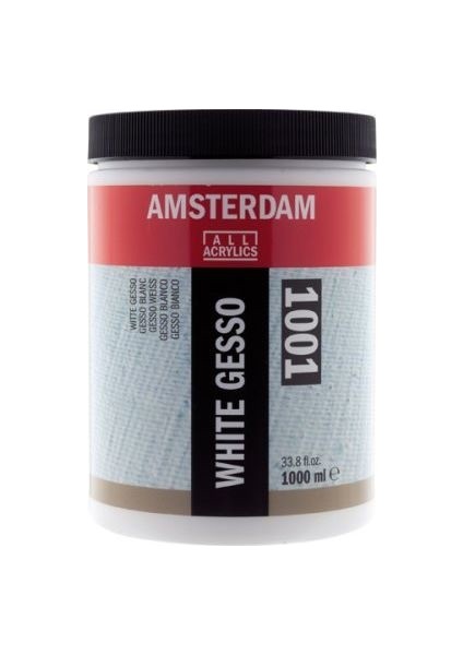 Amsterdam Akrilik Beyaz Gesso 001 1000 ml