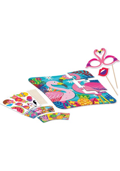Junoo AR Floor Puzzles Flamingo Aplikasyon Destekli Arttırılmış Gerçeklik Oyunu