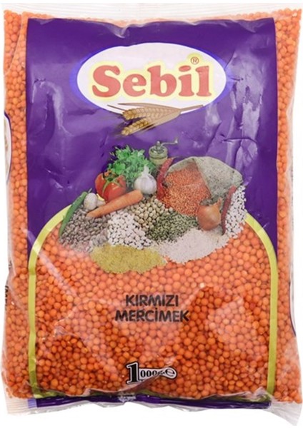 Sebil Kırmızı Mercimek 1 kg