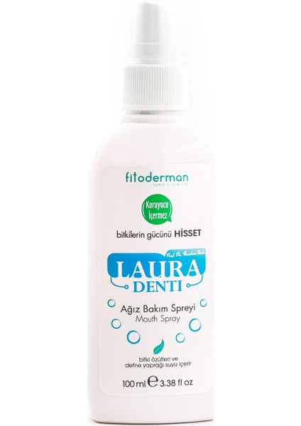 Fitoderman Lauradenti Ağız Bakım Spreyi 100 ml