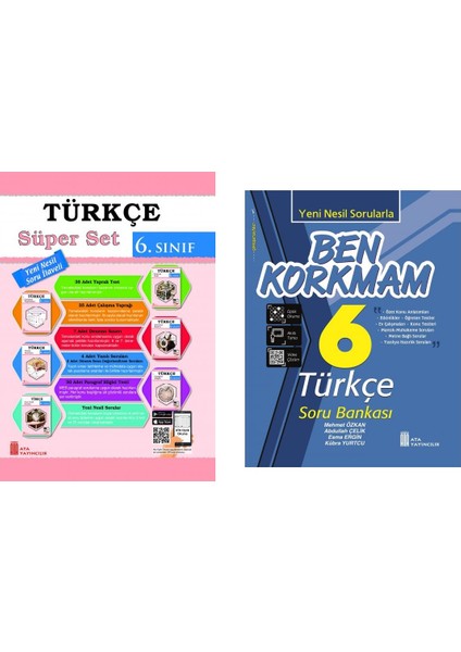 6.Sınıf Türkçe Set+Ben Korkmam Türkçe Soru Bankası