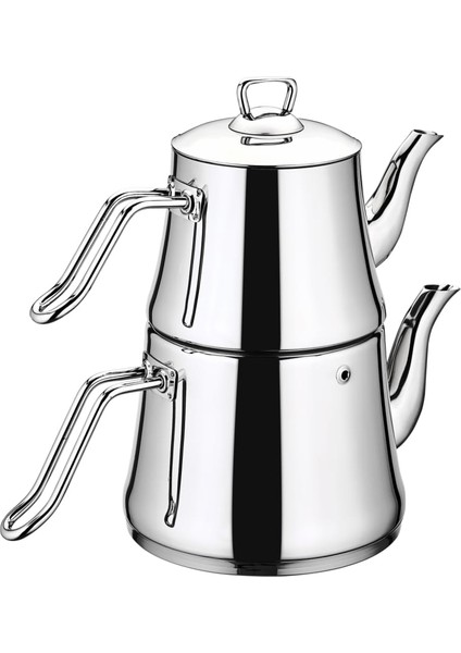 Piramit Sade 2,75 Litre Paslanmaz Çelik Çaydanlık No:2