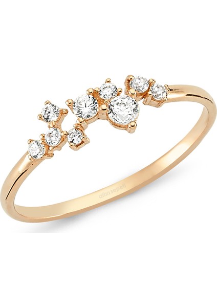 Altınsepeti Rose Altın Gece ve Yıldızlar Yüzük AS378YZR2