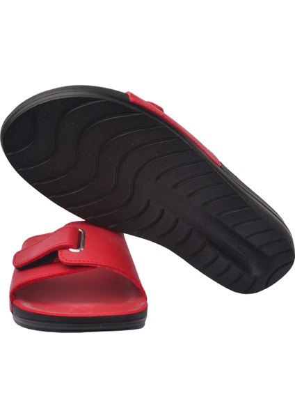 Marina 1 Günlük Anatomik Kadın Terlik Ayakkabı Kırmızı indirimleri