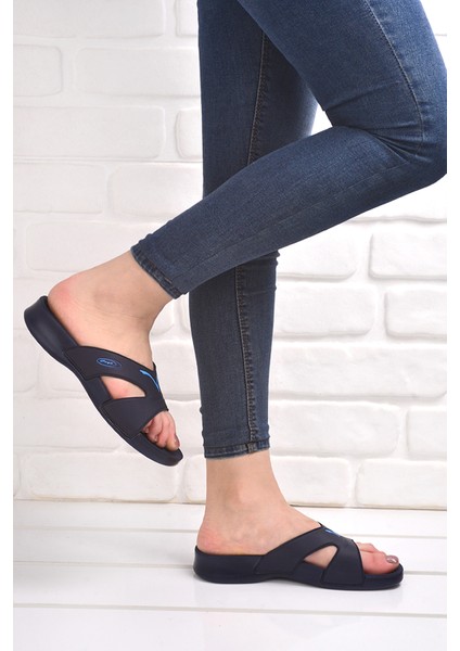3400 2 Günlük Anatomik Kadın Terlik Ayakkabı Lacivert fiyatları