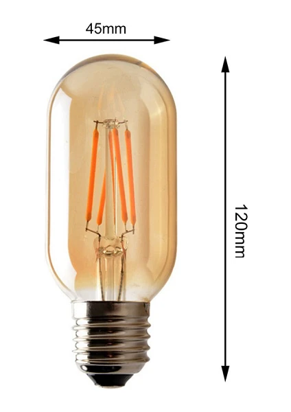 4 Watt Rustik Led Ampul CT-4298 - Amber Renk