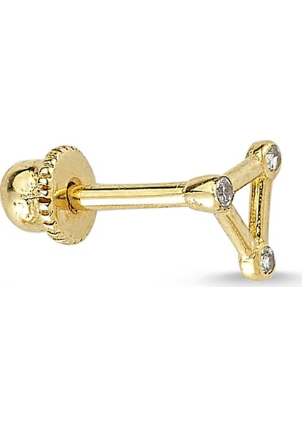Altınsepeti Altın Üçgen Piercing Tragus Küpe AS19PC