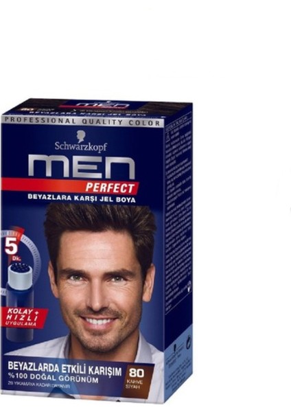Men Perfect 80 Siyah Kahve Saç Boyası