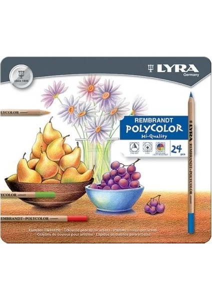 Rembrandt Polycolor Kuru Boya 24 Renk