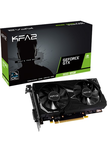 GeForce GTX1650 Super EX (1 Click) OC 4GB 128Bit GDDR6 (DX12) Ekran Kartı 65SQL8DS61EK