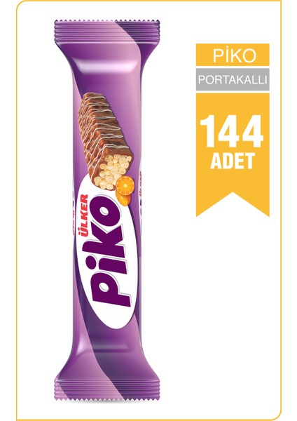 Piko Çikolata Kaplı Portakallı 18 gr 144 Adet