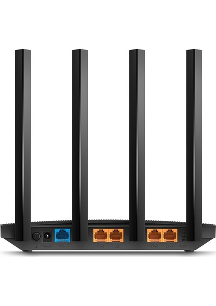 TP-Link Archer C80, AC1900 Mbps, MU-MIMO, 4 Gigabit LAN Bağlantı Noktası, Beamforming, WPA3, Ebeveyn Denetimleri, Dual-Band Wi-Fi 5 Router