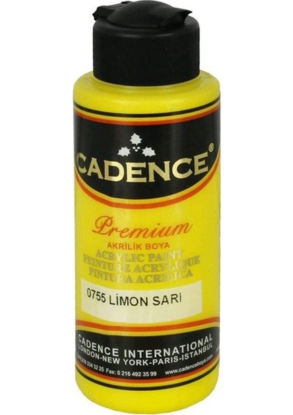 Akrilik Boya 120 ml Limon Sarısı