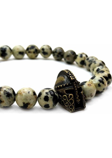 Ideal Zirkon Boncuklu Doğaltaş Erkek Bileklik ID98057 fiyatları