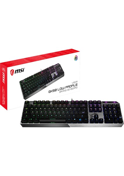 Vigor GK50 TR RGB Low Profile Mekanik Oyuncu Klavye