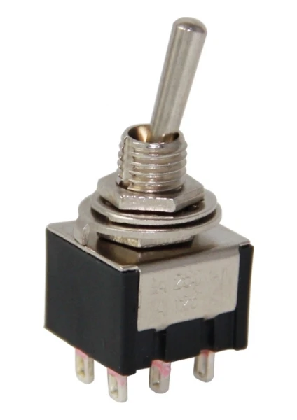 Toggle Switch On-Off-On 6 mm