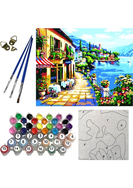 Sayılarla Boyama Hobi Seti 40 x 50 cm