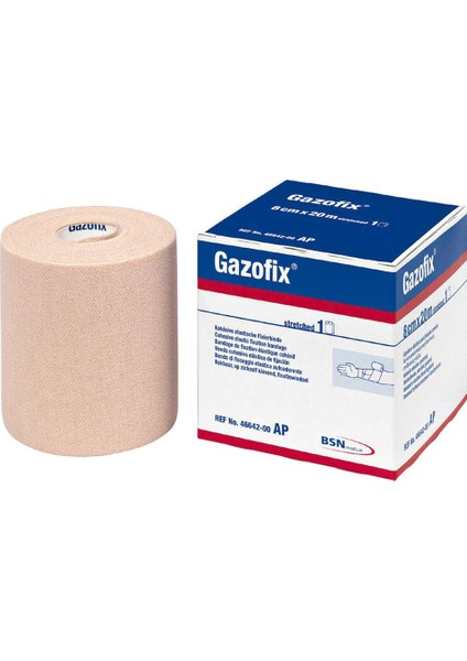 Gazofix Elastik Koheziv Fiksasyon Bandajı 8cm x 20M 46642