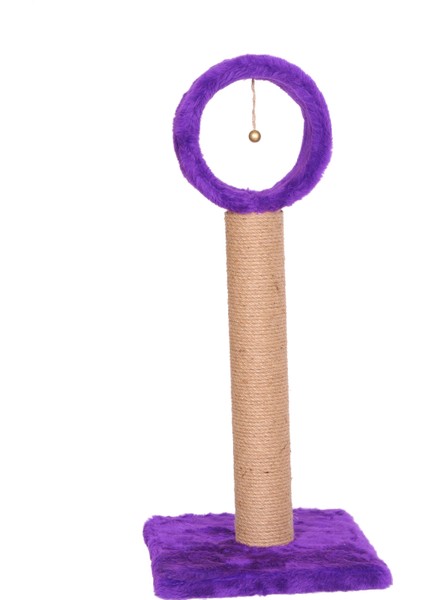 Kedi Tırmalama T4 Çemberli Mor 76 cm