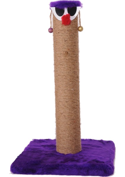 Kedi Tırmalama T5 Palyaço Mor 60 cm