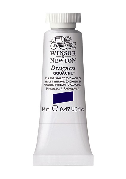 Winsor & Newton 733 Designers Guaj Boya 14 ml W. Violet Diox S.3