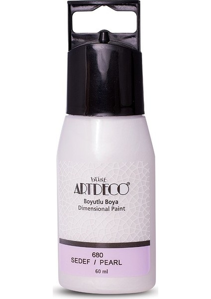 680 Metalik Boyutlu Boya 60 ml Sedef