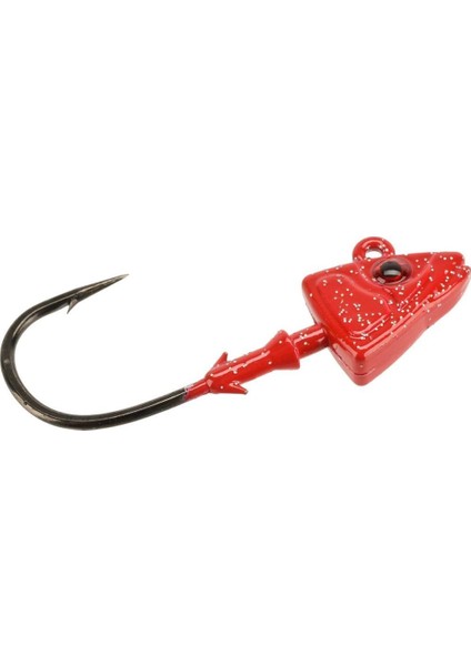 SD824 Shad Jighead 3lü No:3/0 10 gr Kırmızı