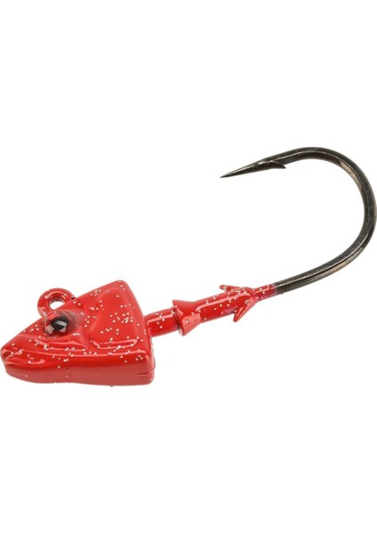 SD824 Shad Jighead 3lü No:3/0 10 gr Kırmızı