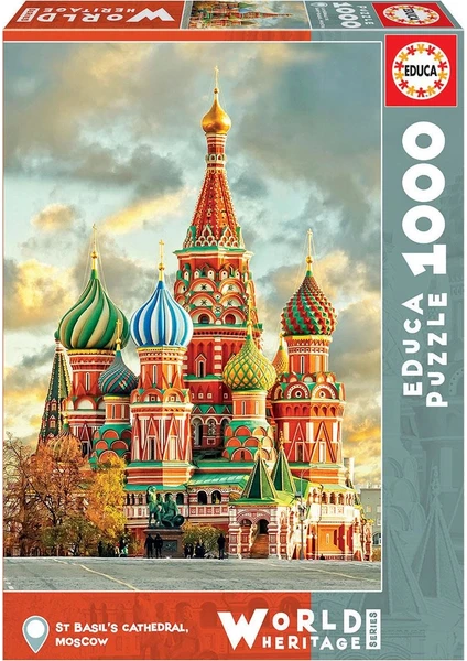 St. Basil Cathedral World Heritage 1000 Parça Puzzle No.17998