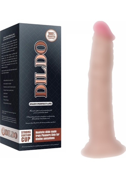 Çif Yönlü Anal Vajinal Kullaılabilen 15 cm Realistik Penis