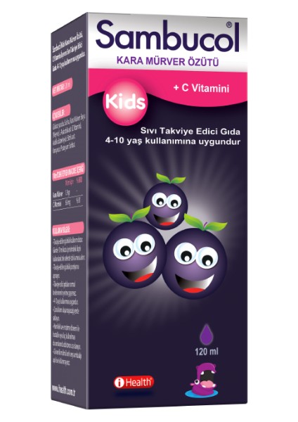 Kids Kara Mürverli Şurup 120 ml