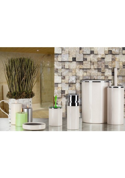 Lenox Bej 5 Parça Banyo Seti